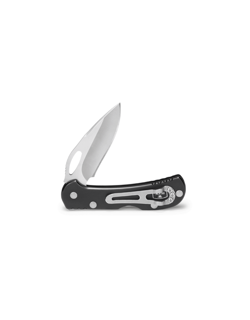 Buck Knives Mini Spitfire Black Handle with Red Liner