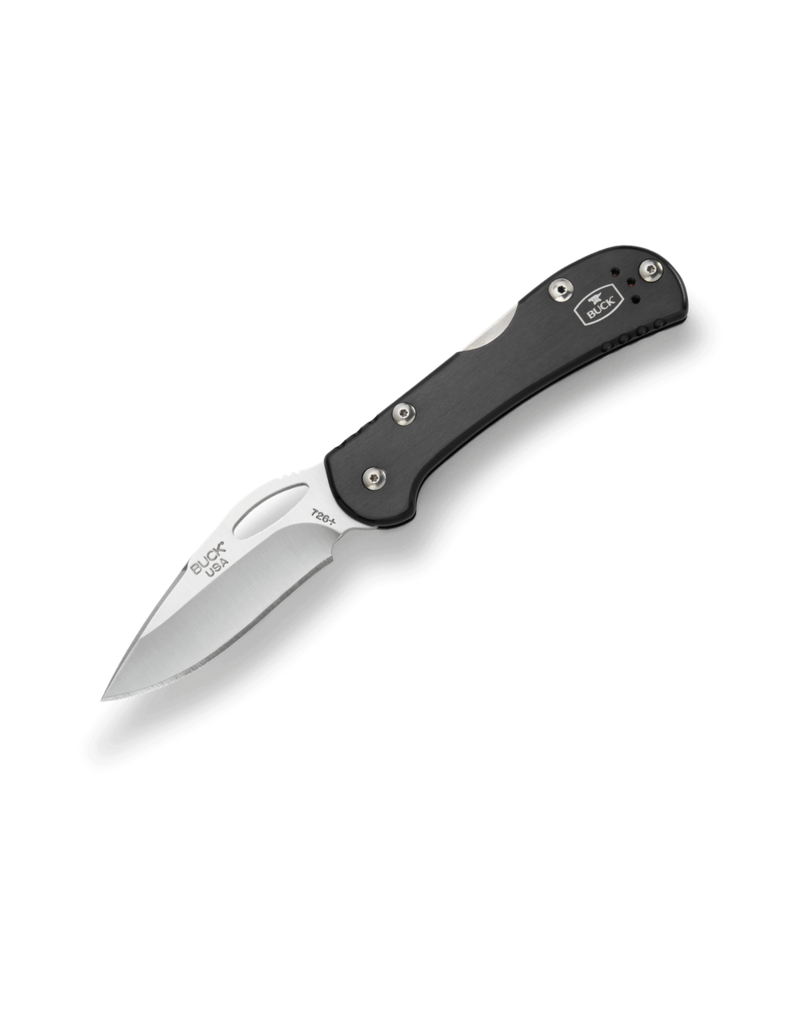 Buck Knives Mini Spitfire Black Handle with Red Liner