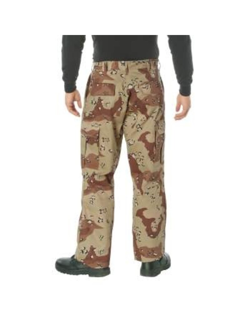 Rothco Relaxed Fit Zipper Fly BDU Pants 6-Color Desert