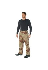 Rothco Relaxed Fit Zipper Fly BDU Pants 6-Color Desert