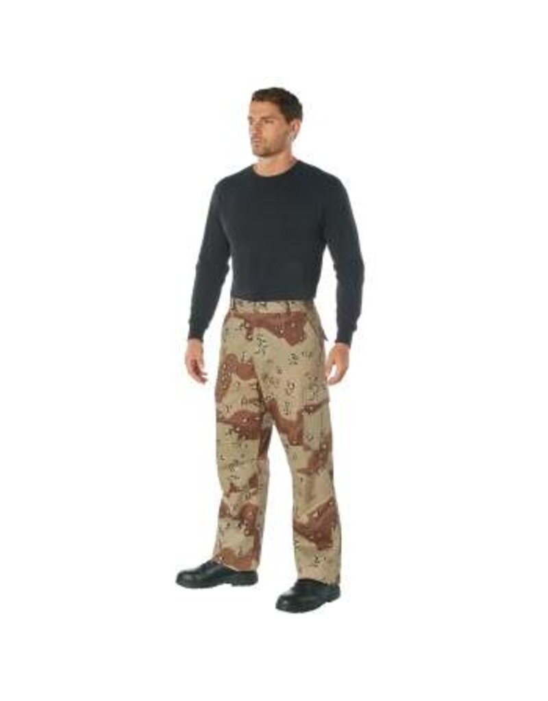 Rothco Relaxed Fit Zipper Fly BDU Pants 6-Color Desert