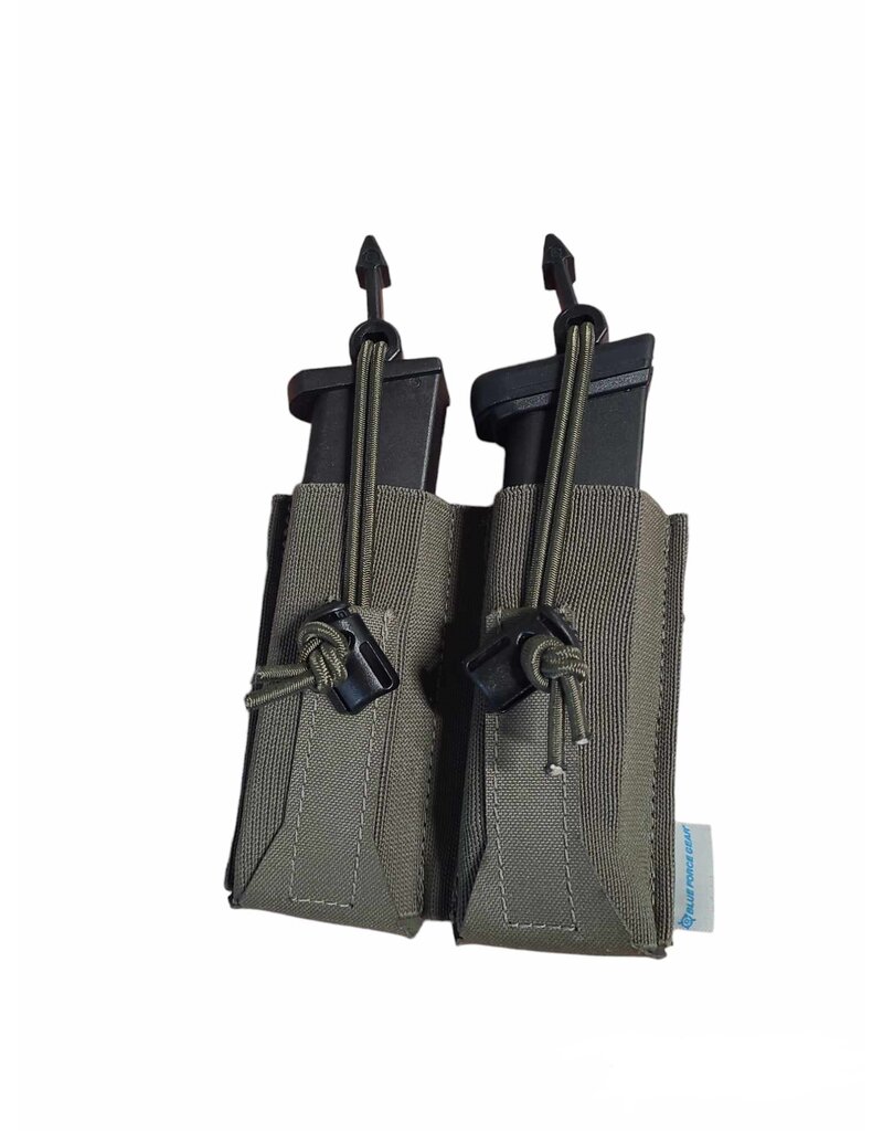 Blue Force Gear Double Pistol Mag Pouch with Bungee