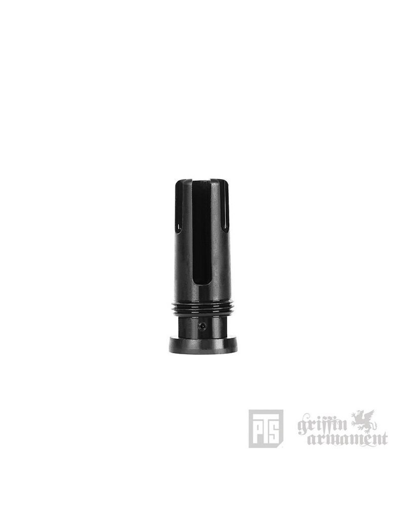 PTS Syndicate Airsoft Griffin Taper Mount Stealth Flash Suppressor