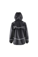Blaklader Workwear Rain Jacket with Reflective Details Black
