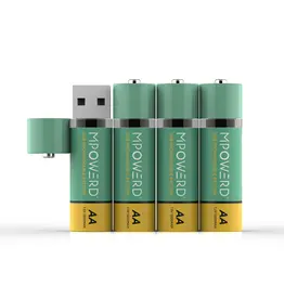 MPOWERD USB Rechargeable AA Battery 1.5V 1200mAH