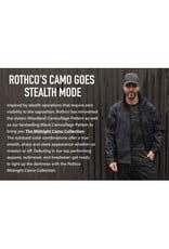 Rothco Tactical BDU Pants with Zipper Midnight Black Camo