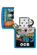 Zippo OCB Reg Sky Blue Matte Cafe Culture