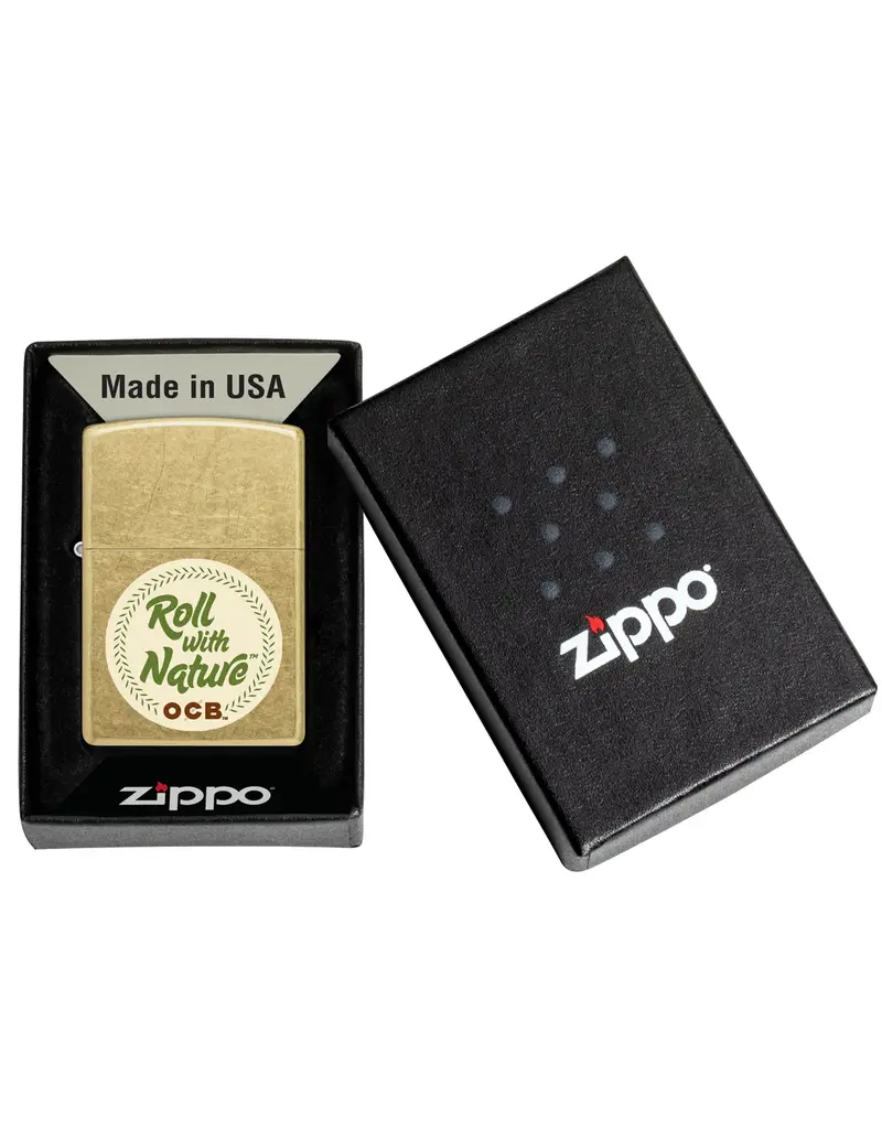 Zippo OCB Reg Brass Nature