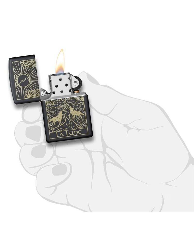 Zippo Wolf Tarot Cards Design