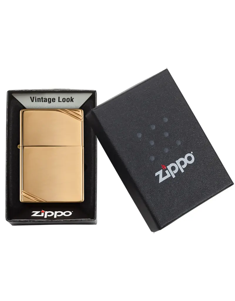 Zippo Vintage High Polish Brass