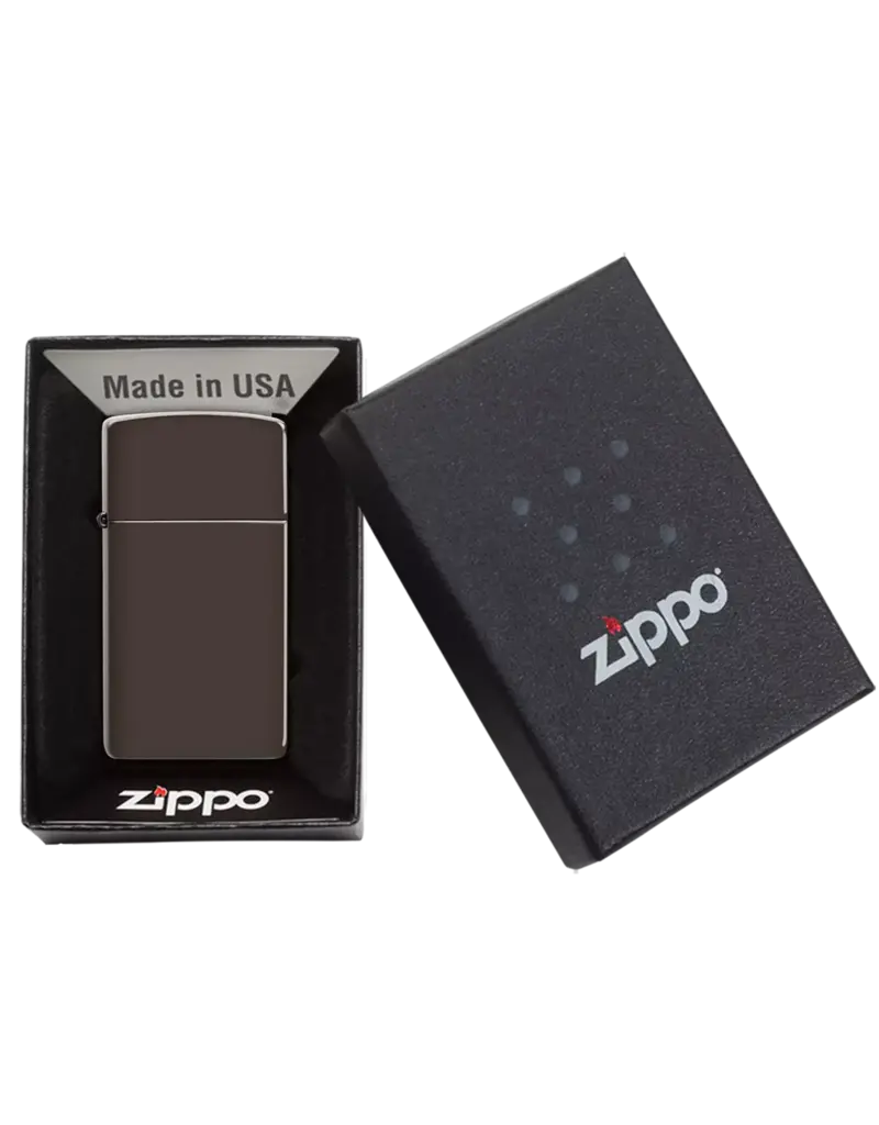 Zippo Slim Lighter Brown