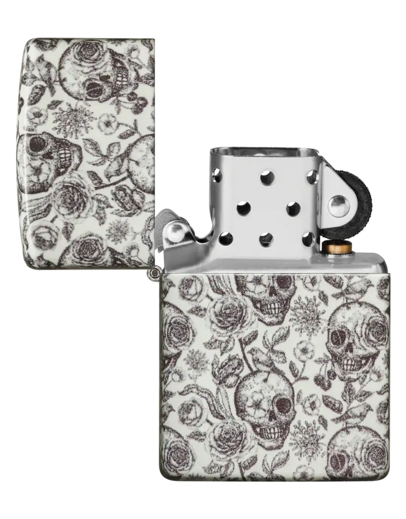 Zippo Glow in the Dark Skeleton Design