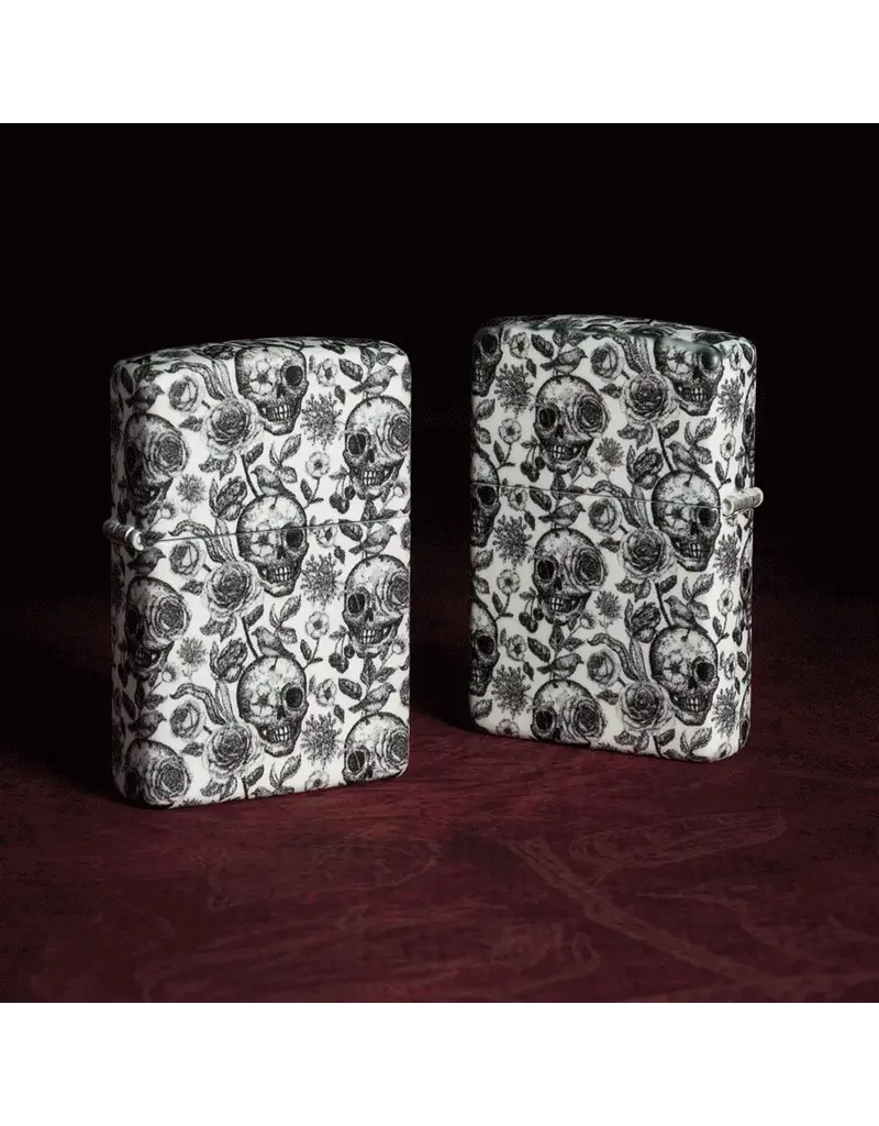 Zippo Glow in the Dark Skeleton Design