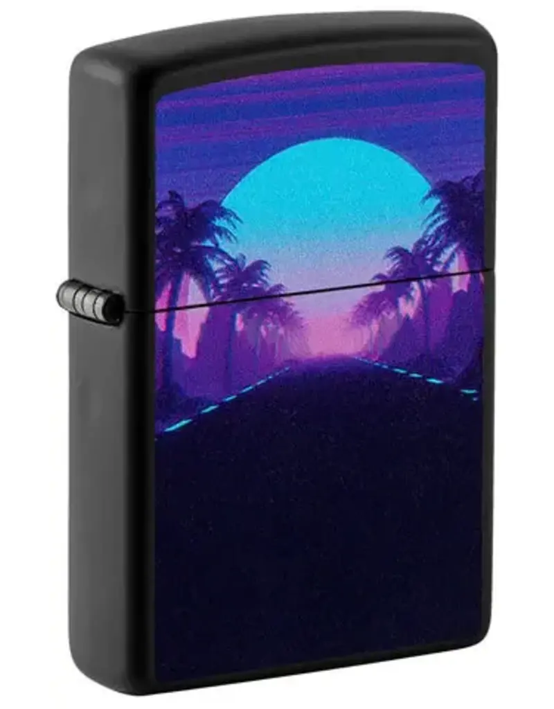 Zippo Sunset Black Light Design