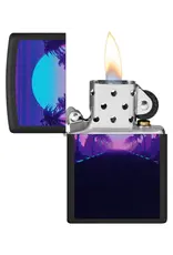 Zippo Sunset Black Light Design