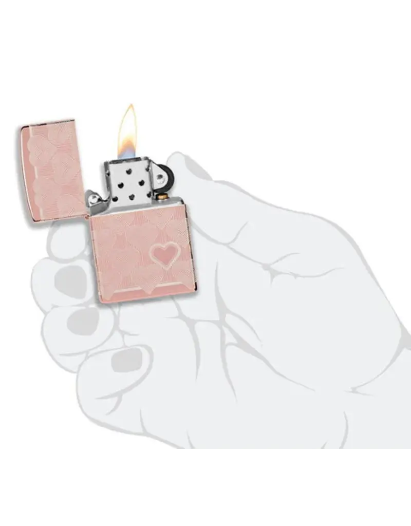 Zippo Heart Design