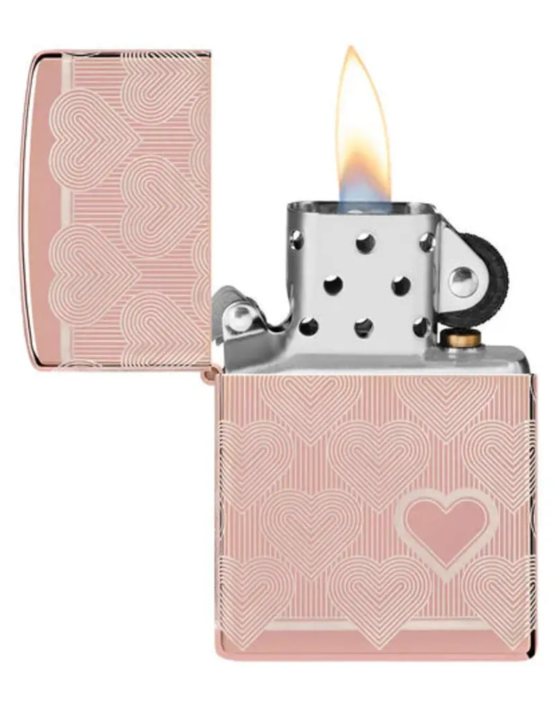 Zippo Heart Design