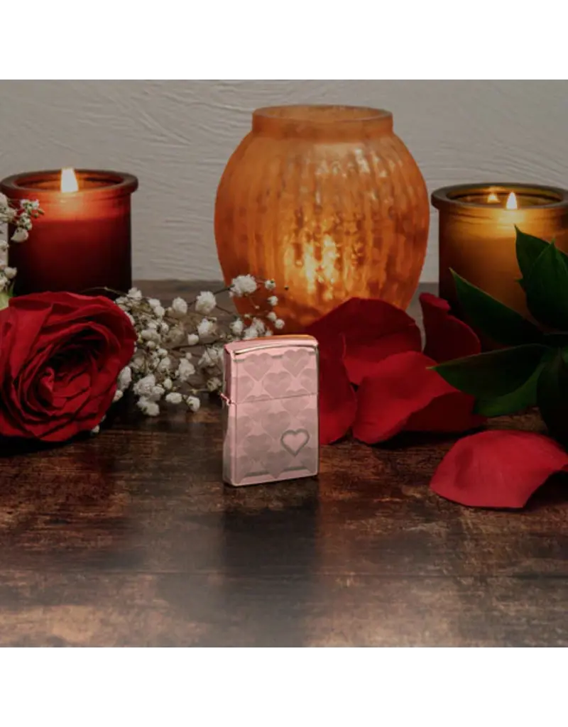 Zippo Heart Design