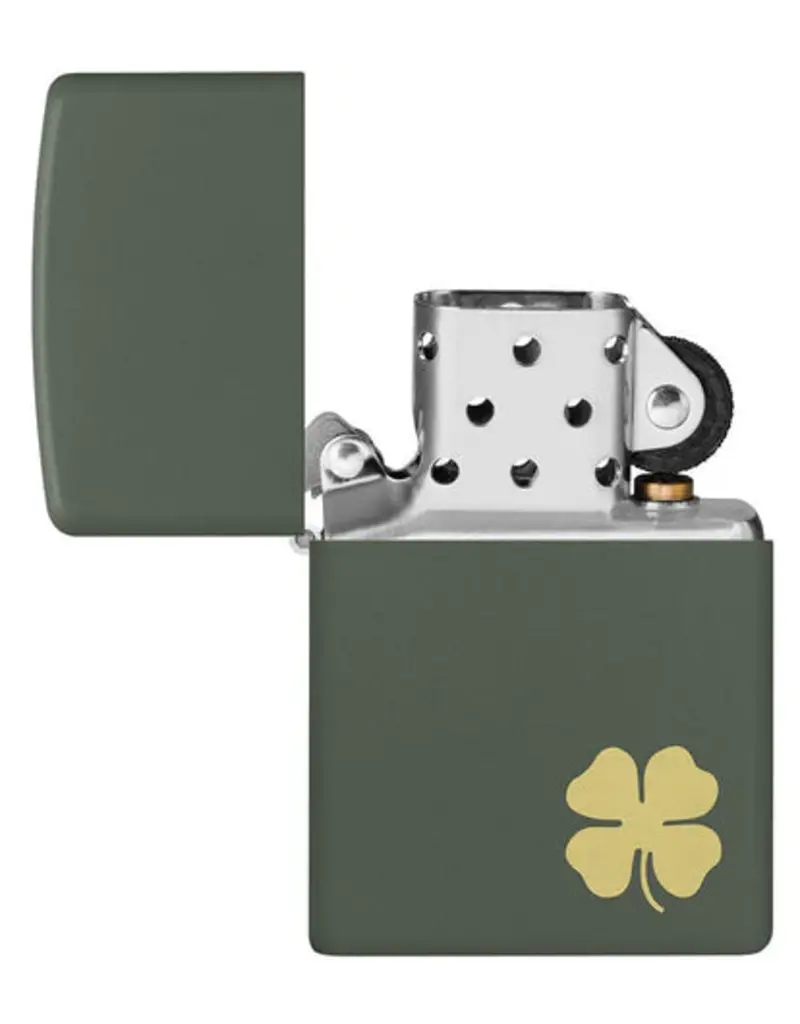 Zippo Four Leaf Clover Design