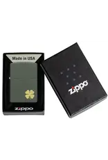 Zippo Four Leaf Clover Design