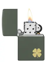 Zippo Four Leaf Clover Design