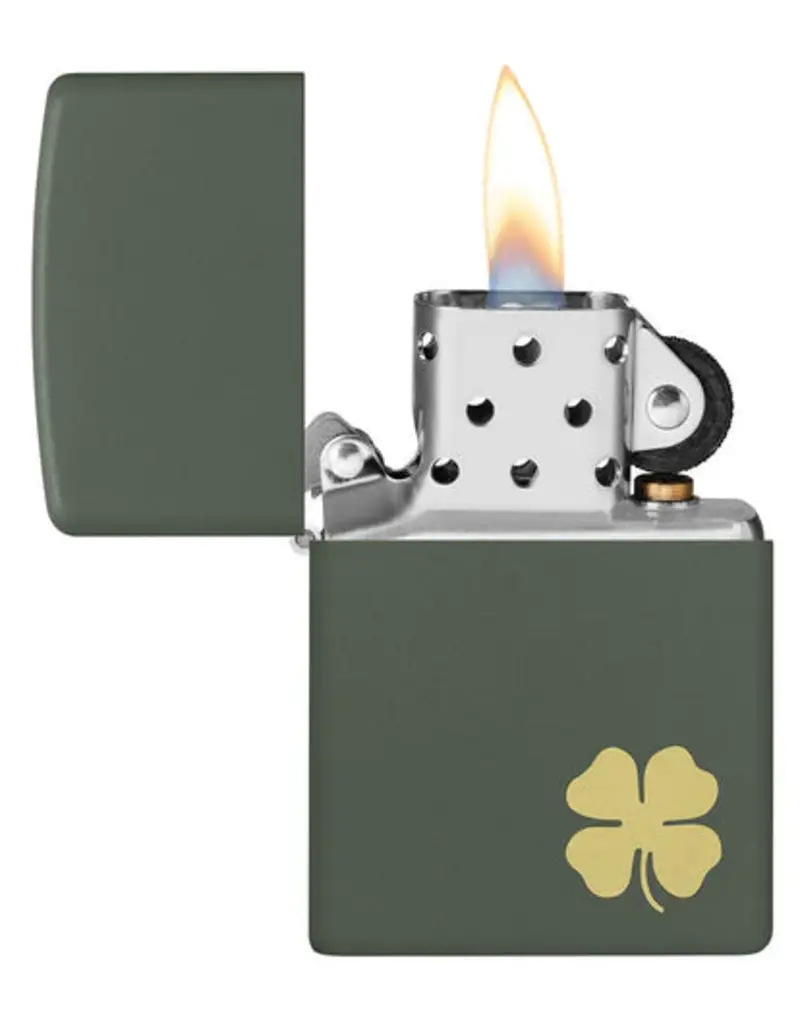 Zippo Four Leaf Clover Design