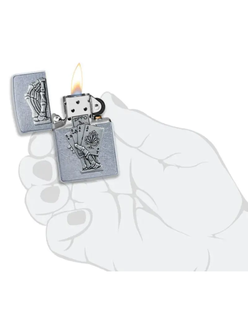 Zippo Dead Man's Hand Emblem