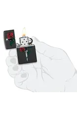 Zippo Rose Dagger Tattoo Design