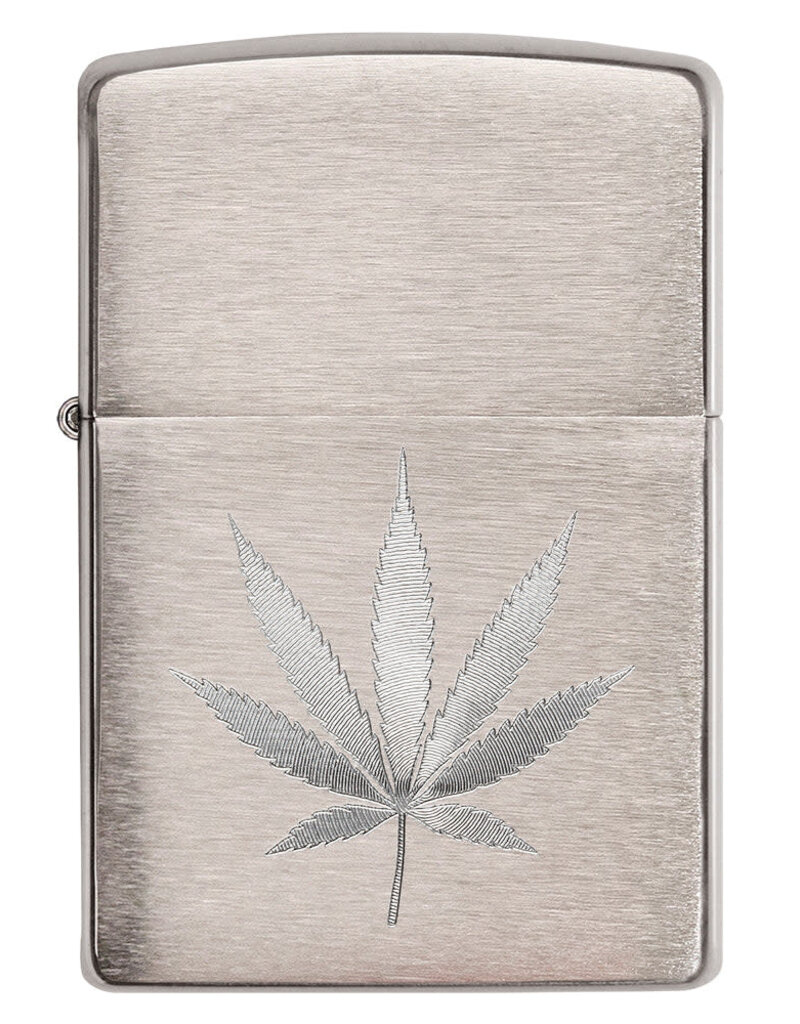 Zippo Engraved Leaf Design