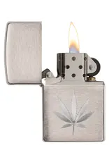 Zippo Engraved Leaf Design
