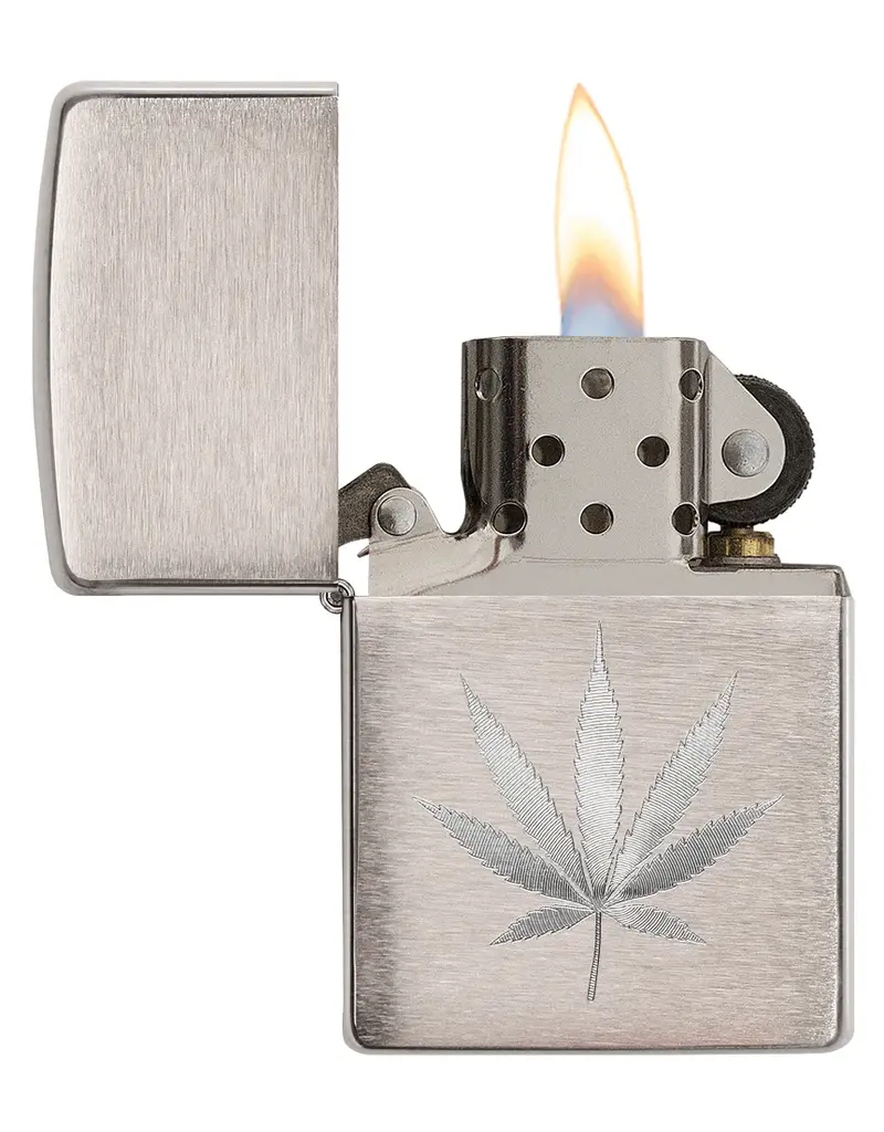 Zippo Engraved Leaf Design