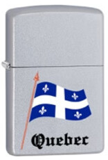 Zippo Souvenir Flag of Quebec