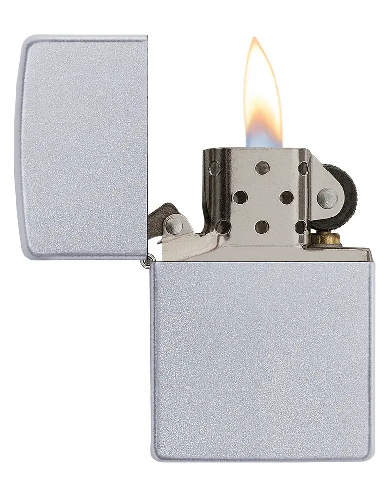 Zippo Satin Chrome Lighter