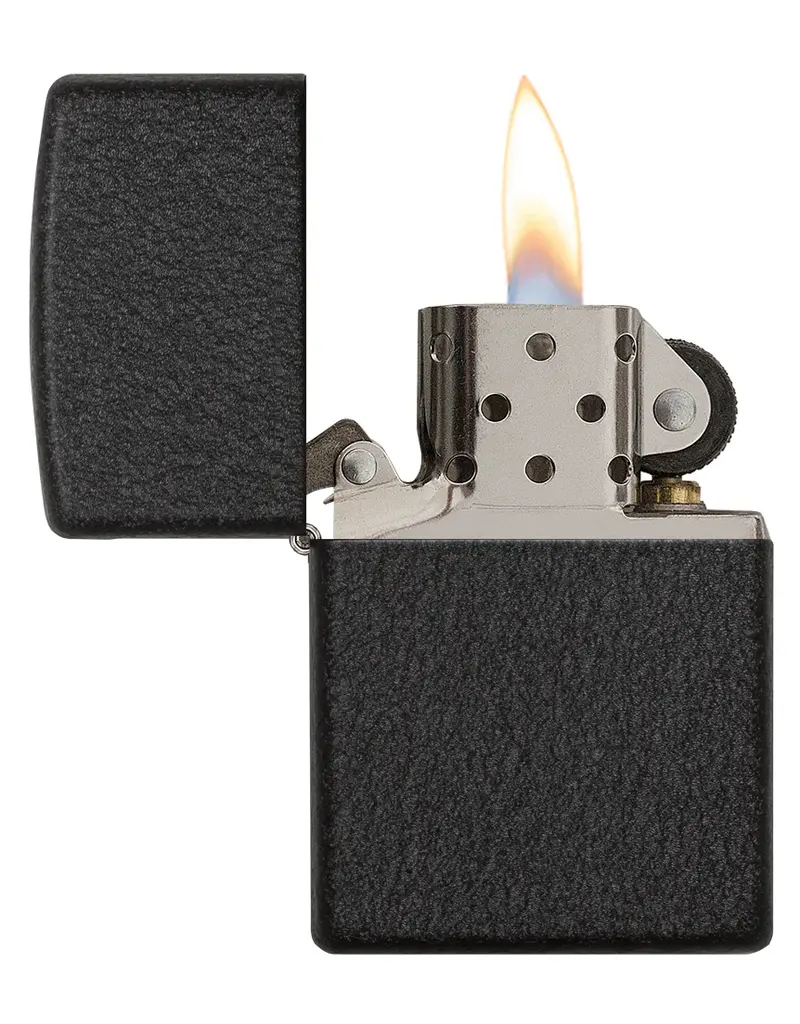 Zippo Black Crackle Lighter