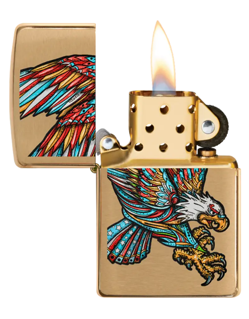 Zippo Tattoo Eagle Design