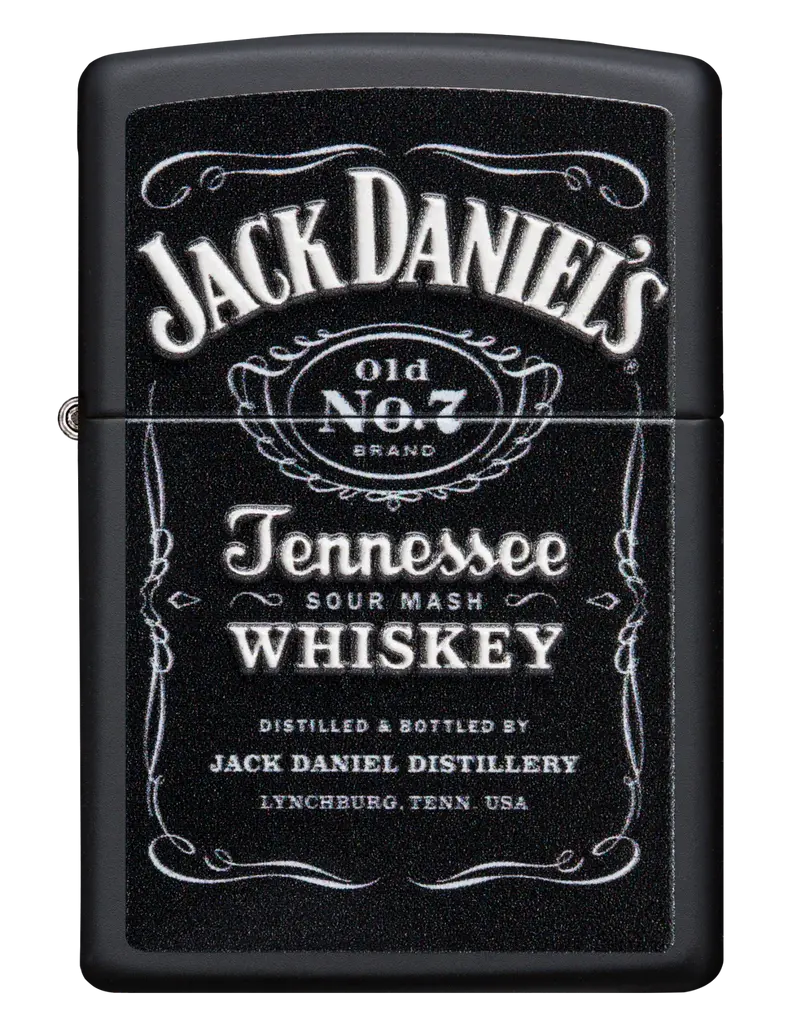 Zippo Jack Daniel's 3D Black Matte