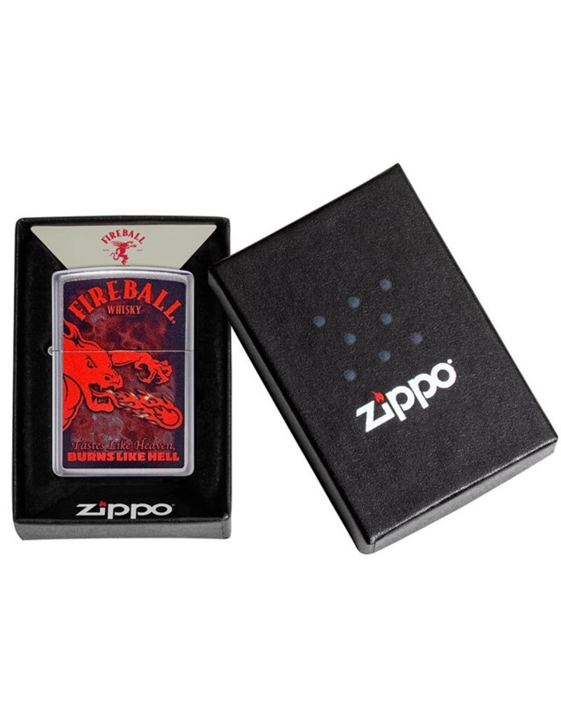 Zippo Fireball Street Chrome