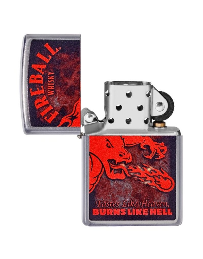 Zippo Fireball Street Chrome