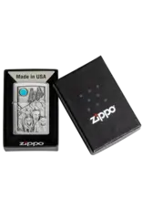 Zippo Wolves Wolf Pack and Moon Emblem