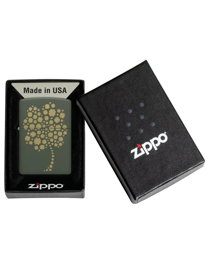 Zippo Four Leaf Clover