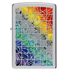 Zippo Rainbow Pattern Design