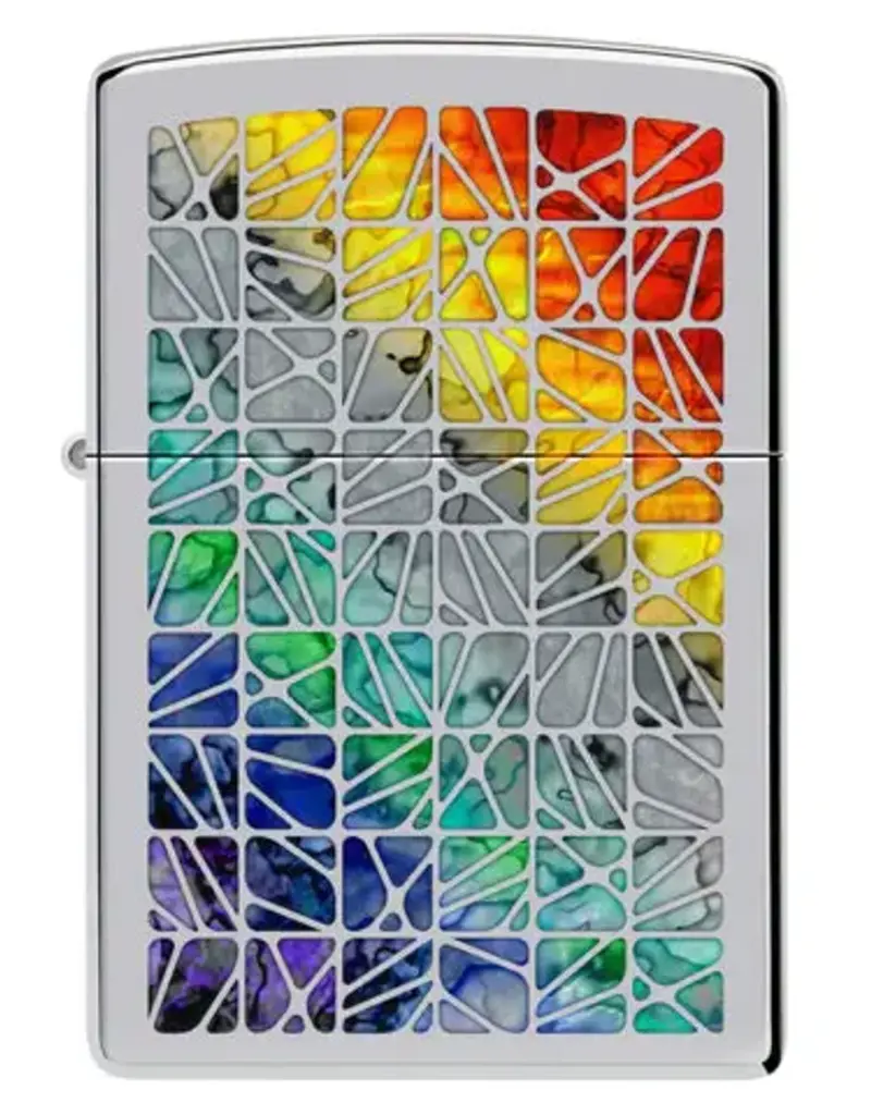 Zippo Rainbow Pattern Design