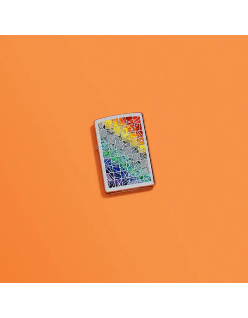 Zippo Rainbow Pattern Design