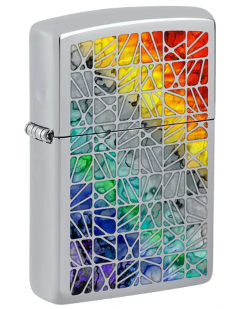 Zippo Rainbow Pattern Design