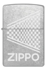 Zippo Street Chrome Checkered