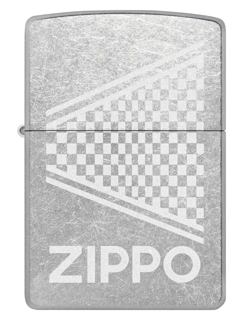 Zippo Street Chrome Checkered