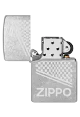 Zippo Street Chrome Checkered