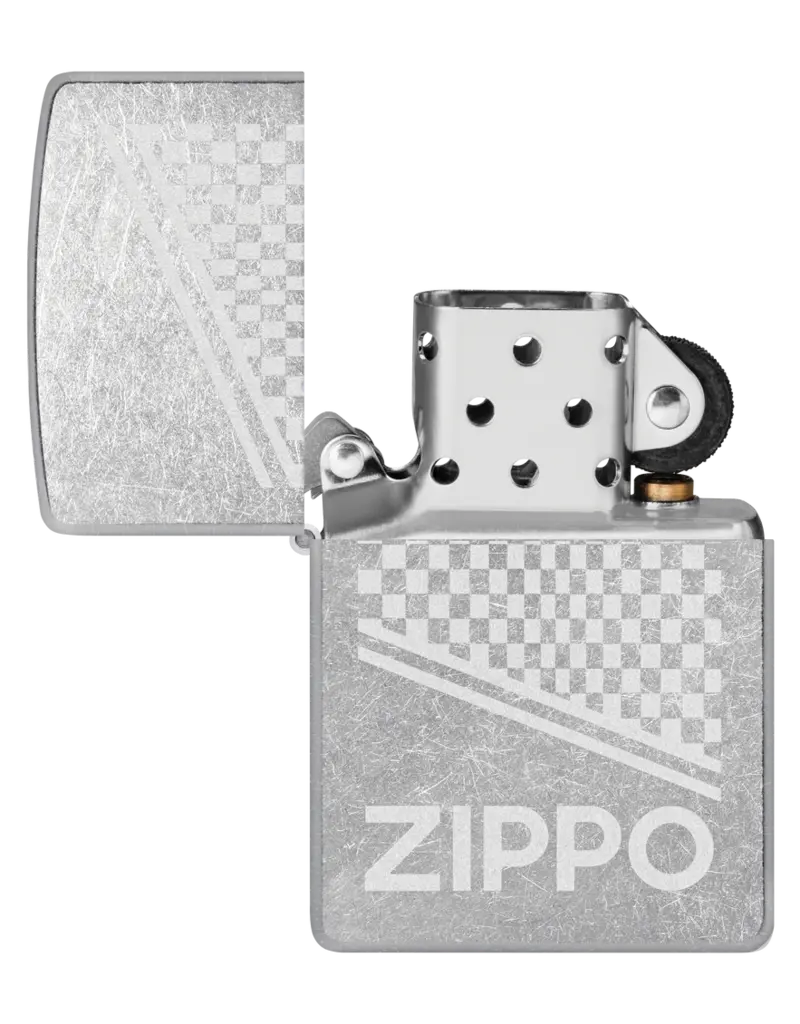 Zippo Street Chrome Checkered