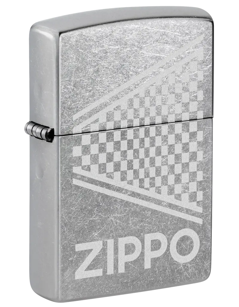 Zippo Street Chrome Checkered