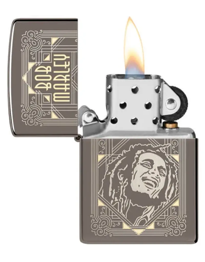 Zippo Bob Marley Black Ice